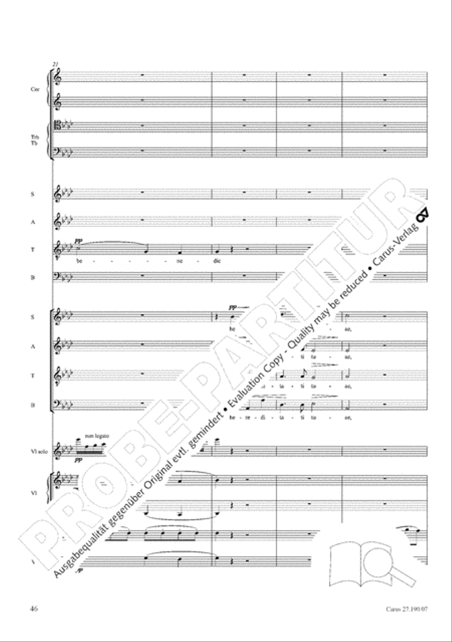 Te Deum Te Deum 4-Part scores gallery preview page 54