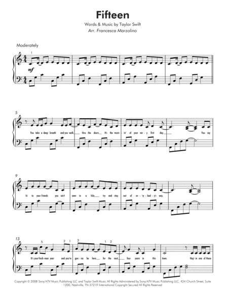 Fifteen (Intermediate Piano) image number null
