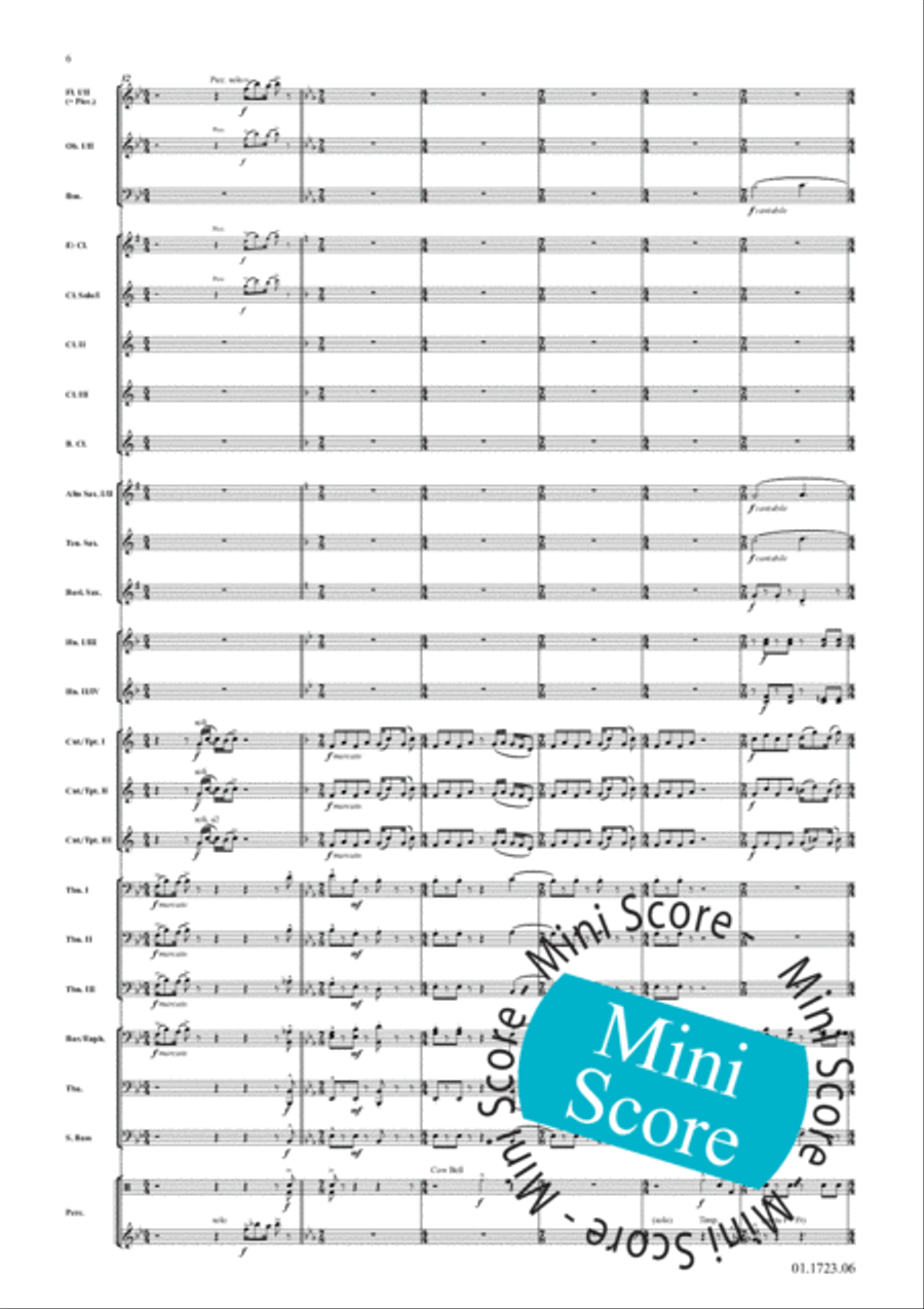 Cake-Walk Phantasy Concert Band scores gallery preview page 10