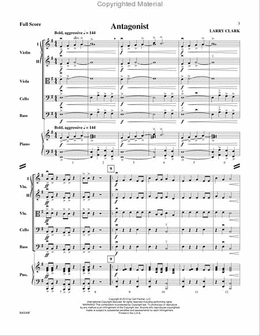 Antagonist String Orchestra scores gallery preview page 2