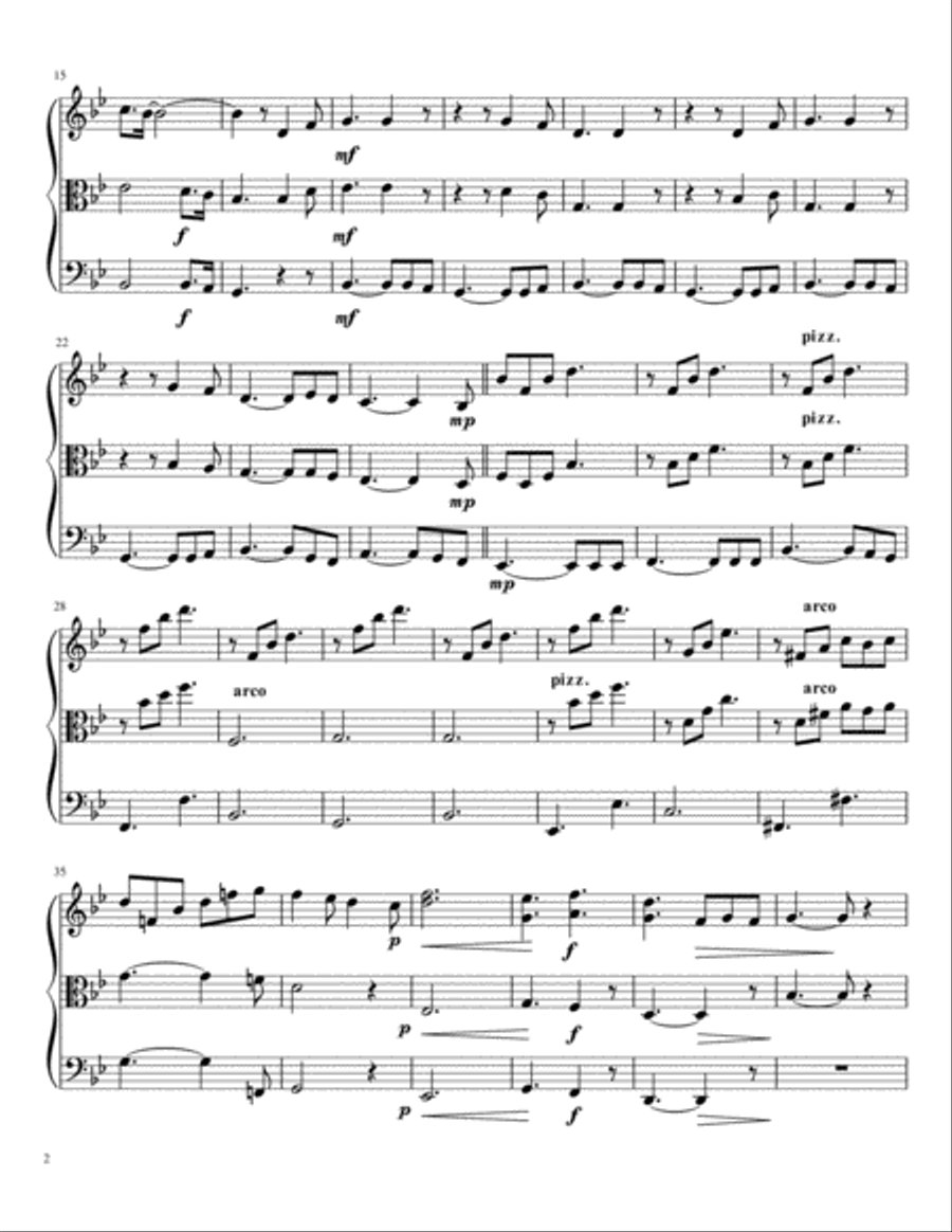 Hallelujah Small Ensemble scores gallery preview page 3