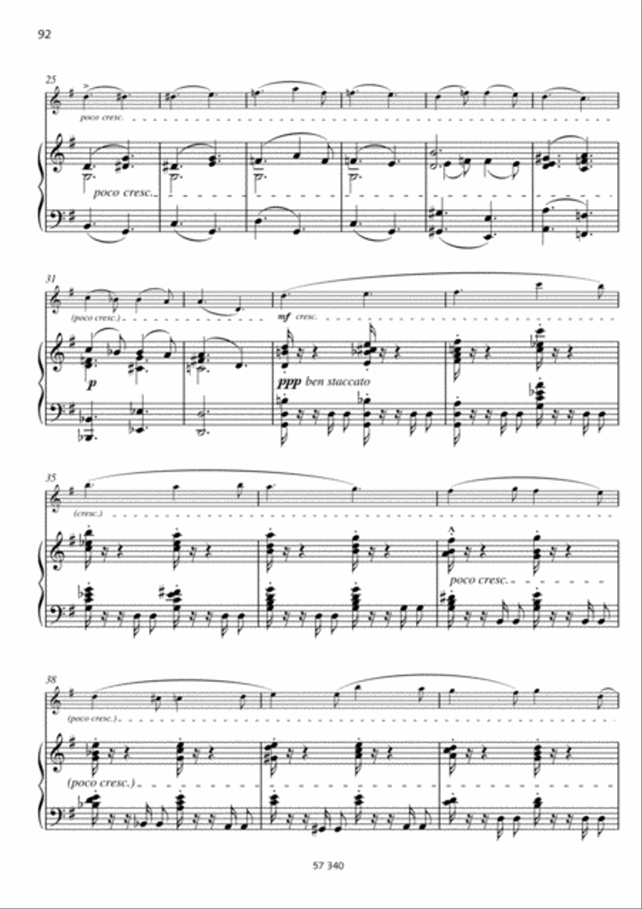 Introduction et Allegretto Flute Solo scores gallery preview page 2
