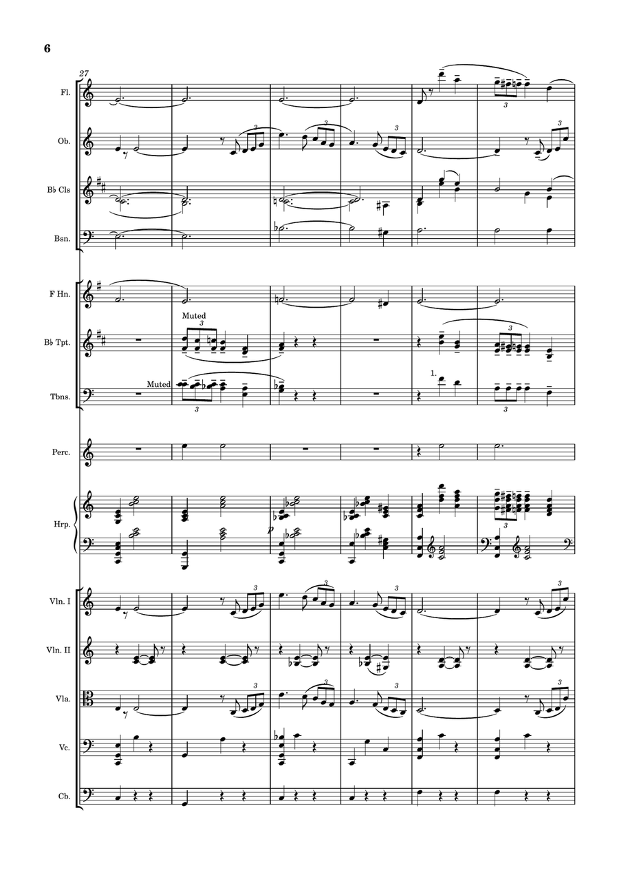 By The Sleepy Lagoon Full Orchestra scores gallery preview page 5