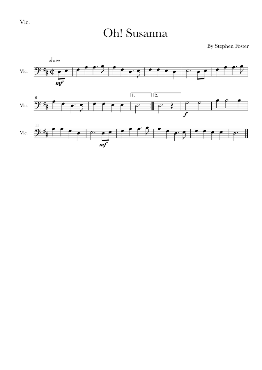 Oh! Susanna Chamber Music scores gallery preview page 2