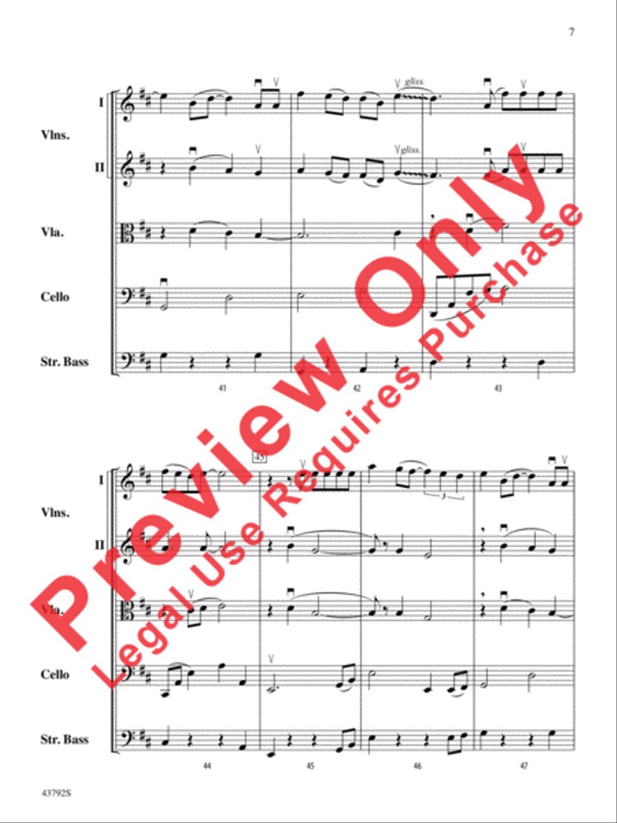 I Don't Want to Miss a Thing String Orchestra scores gallery preview page 26