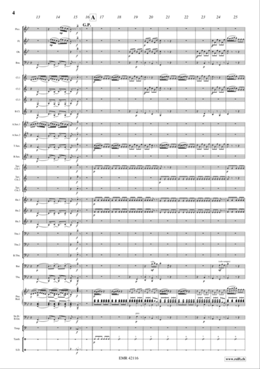 Largo Al Factotum Concert Band scores gallery preview page 4