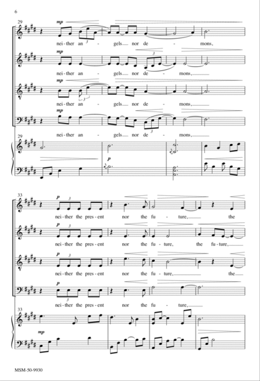 Hope and Quietly Wait Hope and Quietly Wait 4-Part scores gallery preview page 6