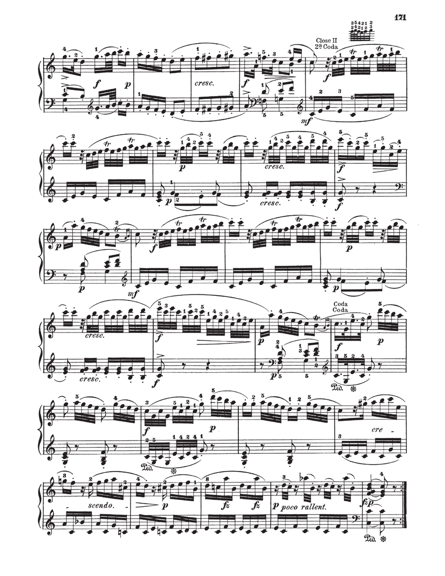 Sonata In C Major, K. 330 Piano Solo scores gallery preview page 6