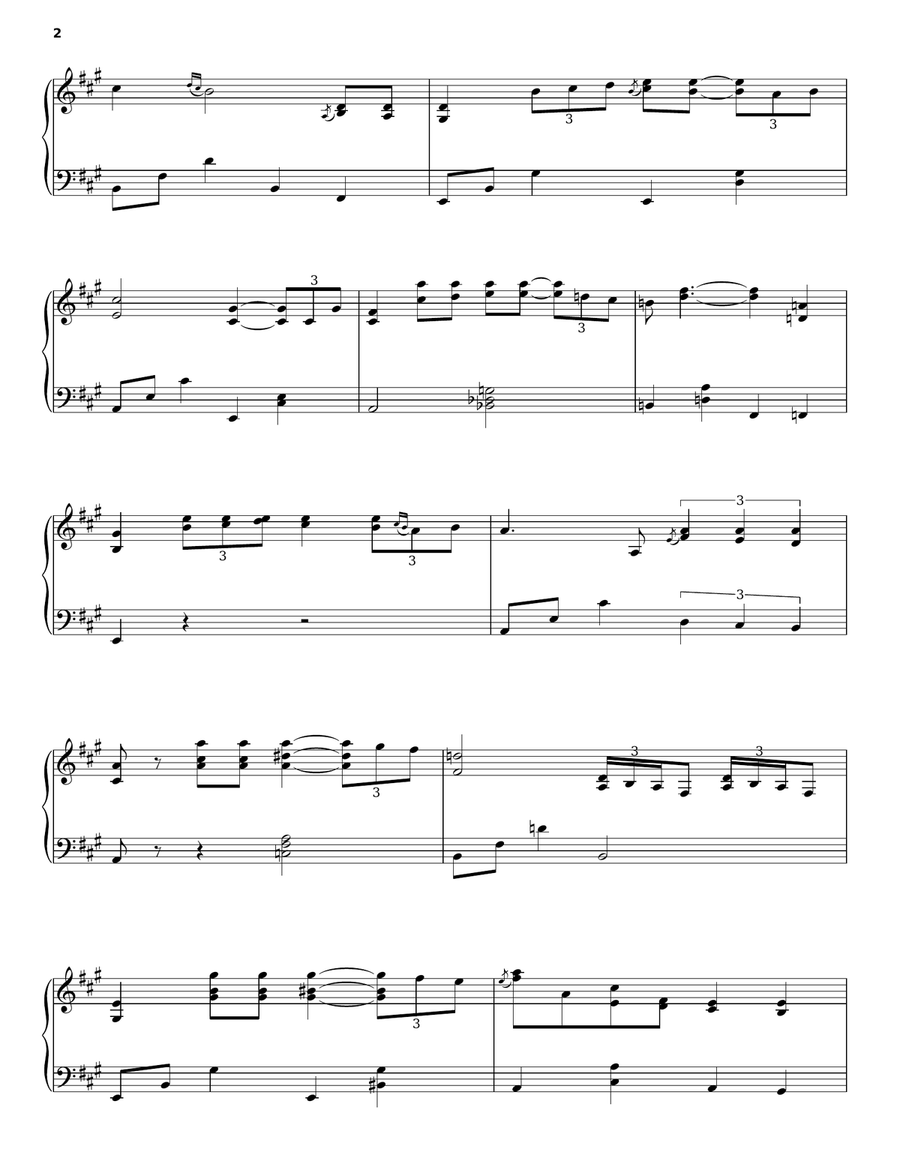 Make The World Go Away Piano Solo scores gallery preview page 2
