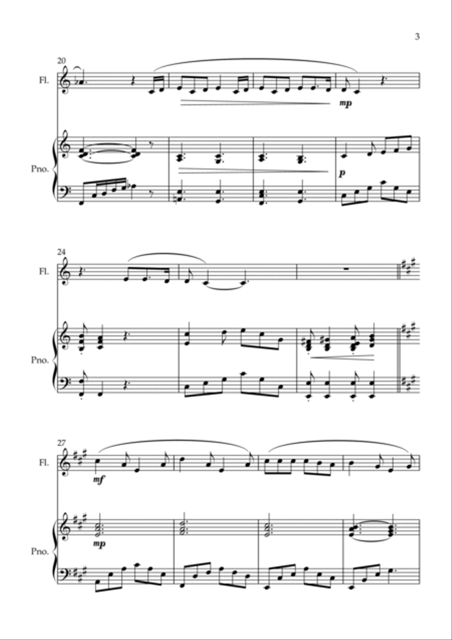 For A Moment Flute Solo scores gallery preview page 3