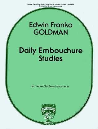 Book cover for Daily Embouchure Studies