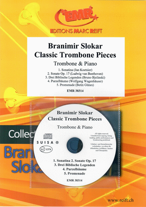 Book cover for Branimir Slokar Classic Trombone Pieces