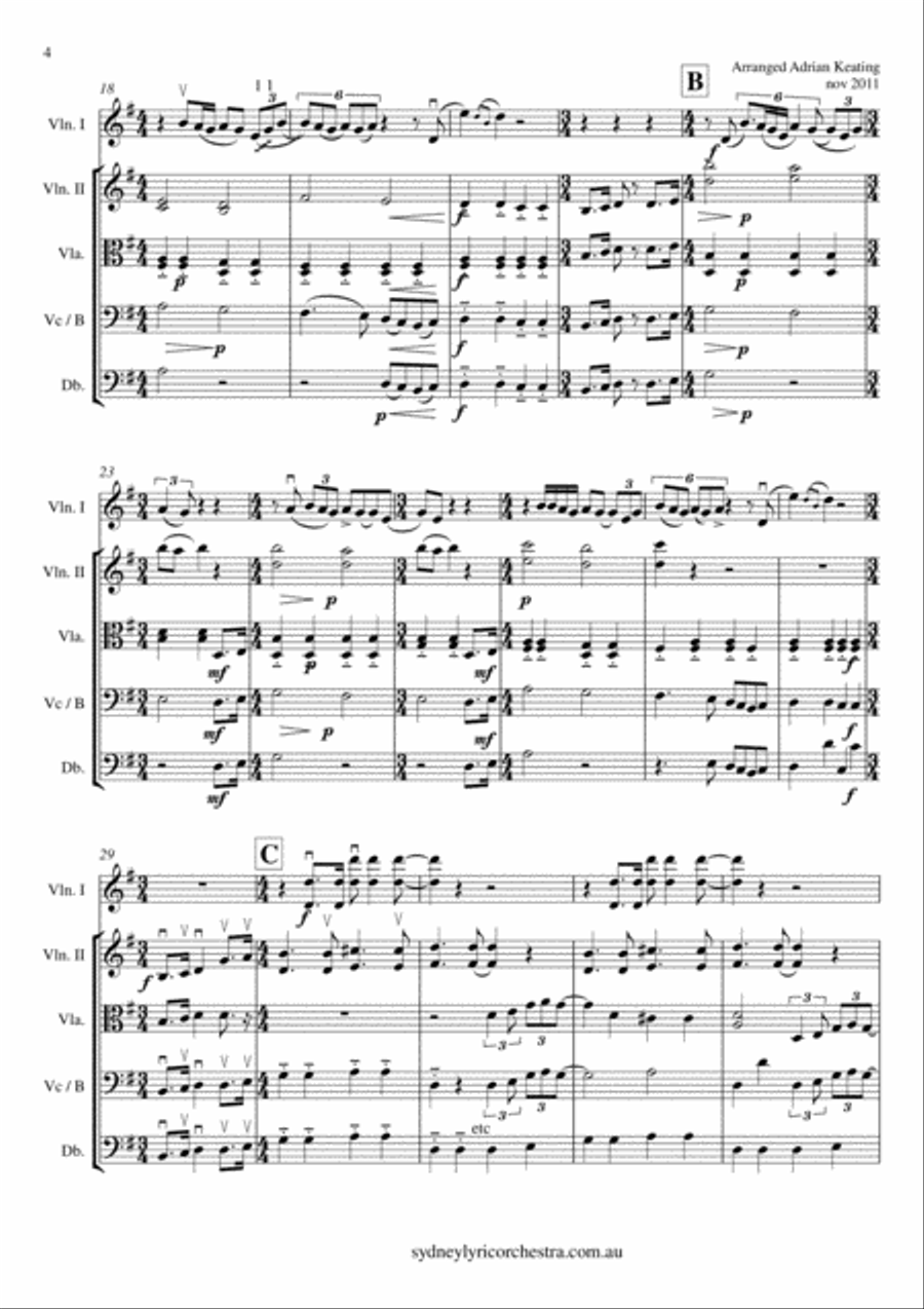 All You Need Is Love String Orchestra scores gallery preview page 4