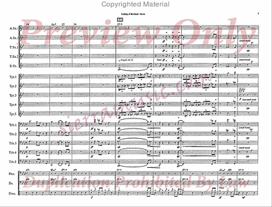 Lullaby Of Birdland Jazz Ensemble scores gallery preview page 8