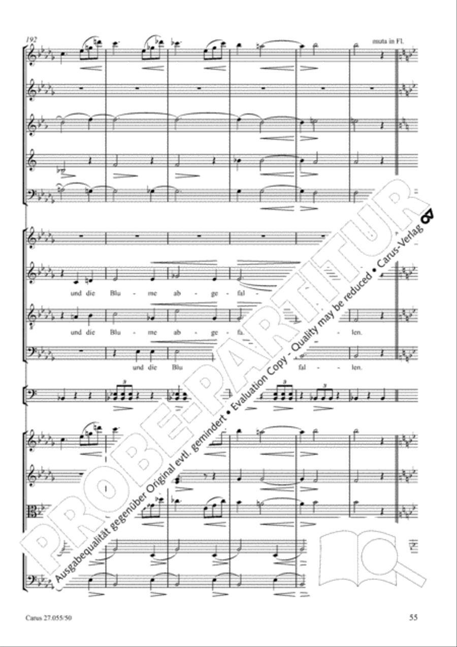 Ein Deutsches Requiem (German Requiem) 4-Part scores gallery preview page 62
