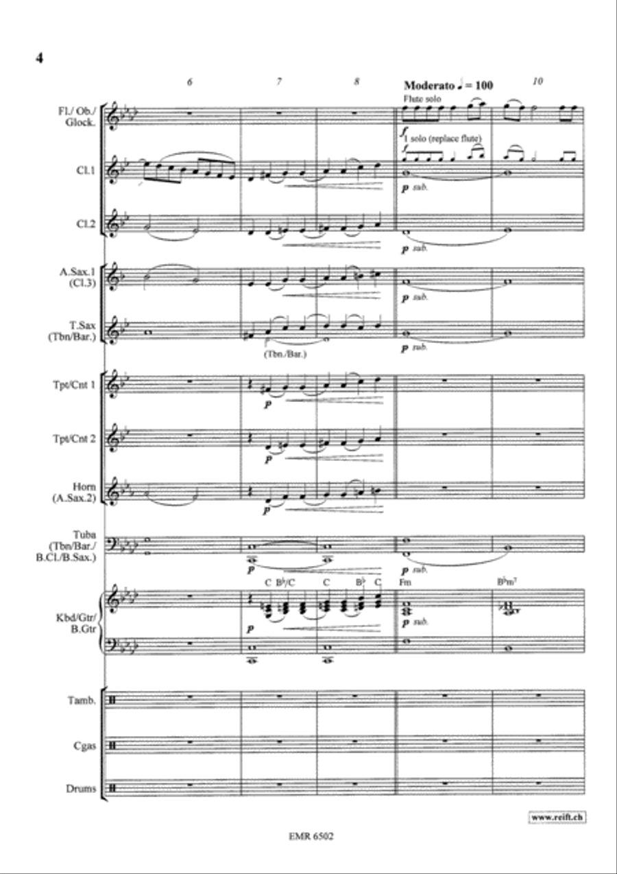 I Will Survive Concert Band scores gallery preview page 4