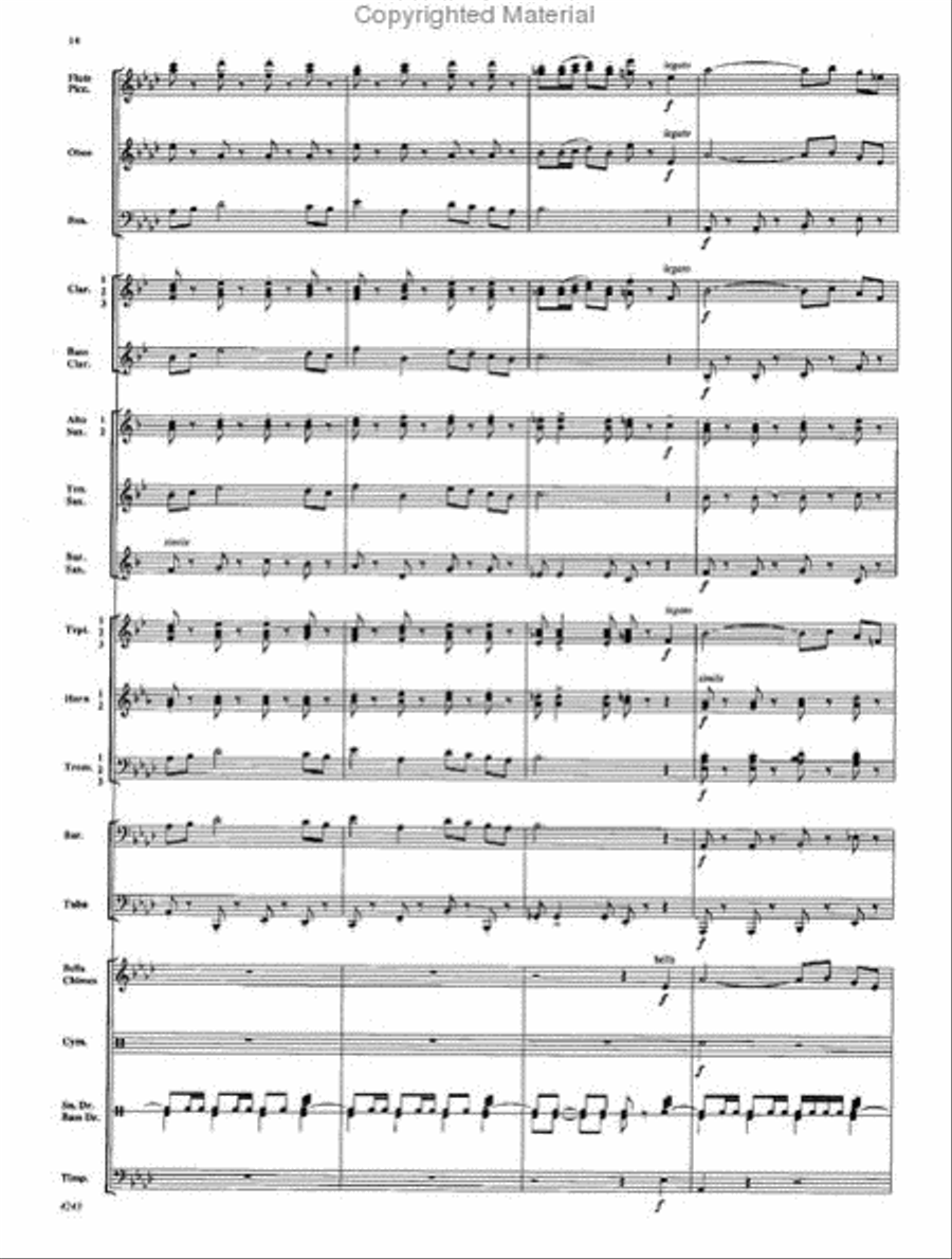 Encomium Concert Band scores gallery preview page 13