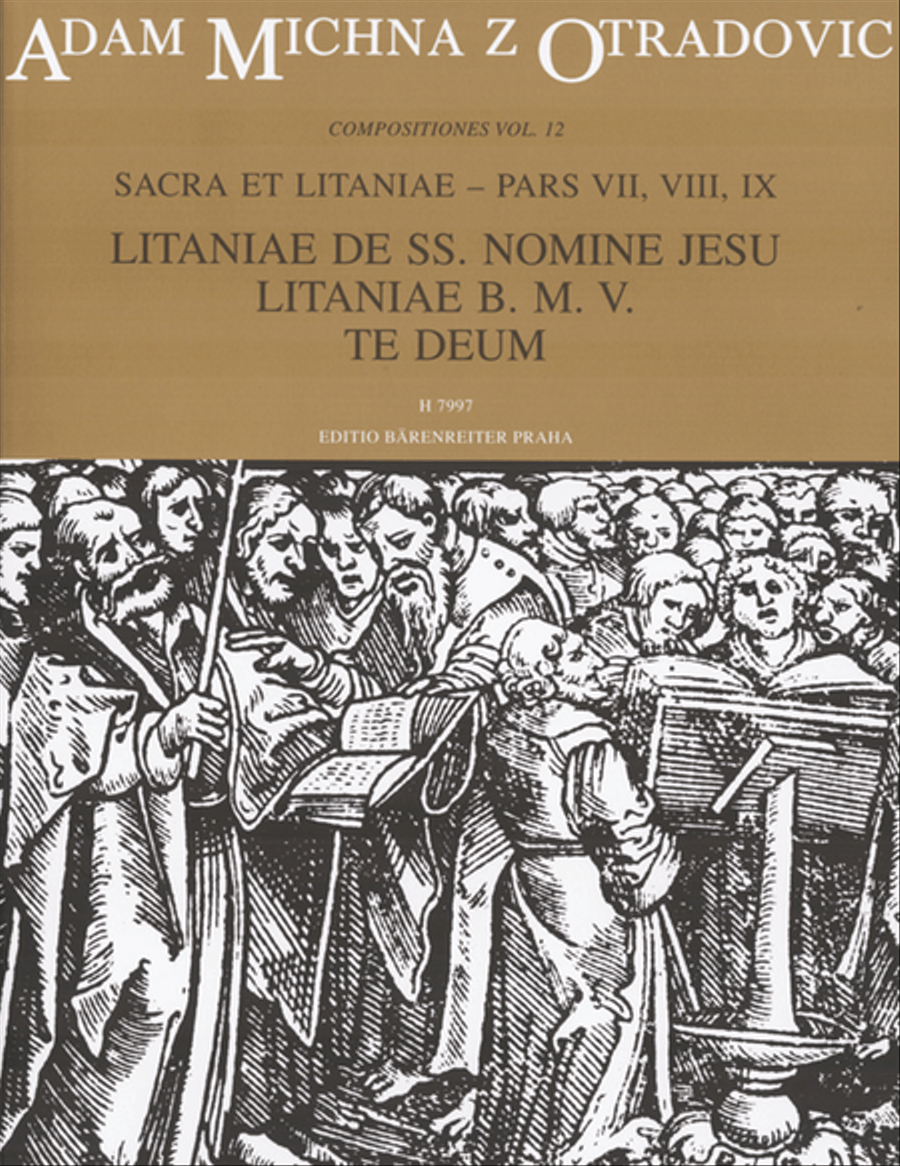 Sacra et litaniae - pars VII, VIII, IX Mixed Choir scores gallery preview page 1
