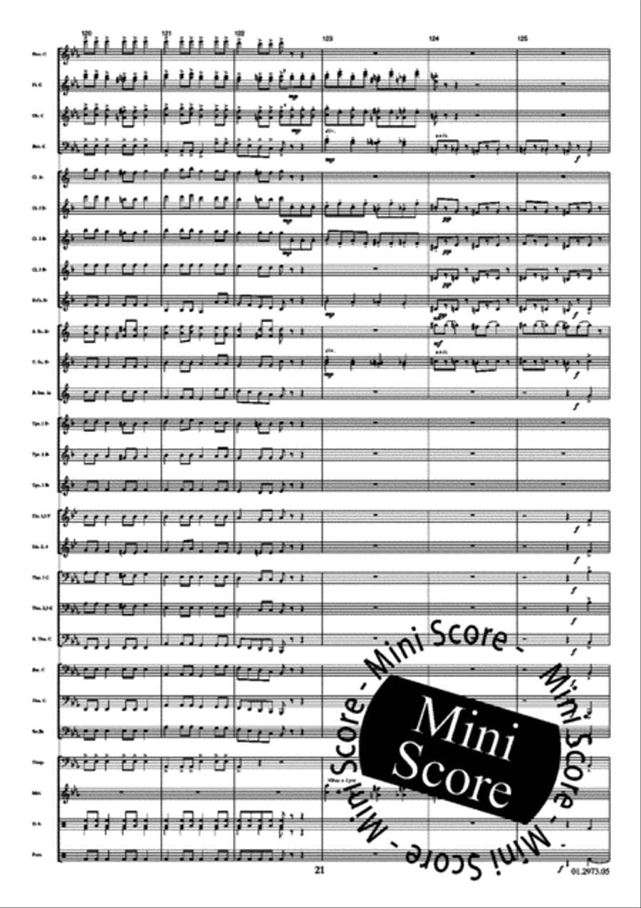 God Save the 'Queen' Concert Band scores gallery preview page 25