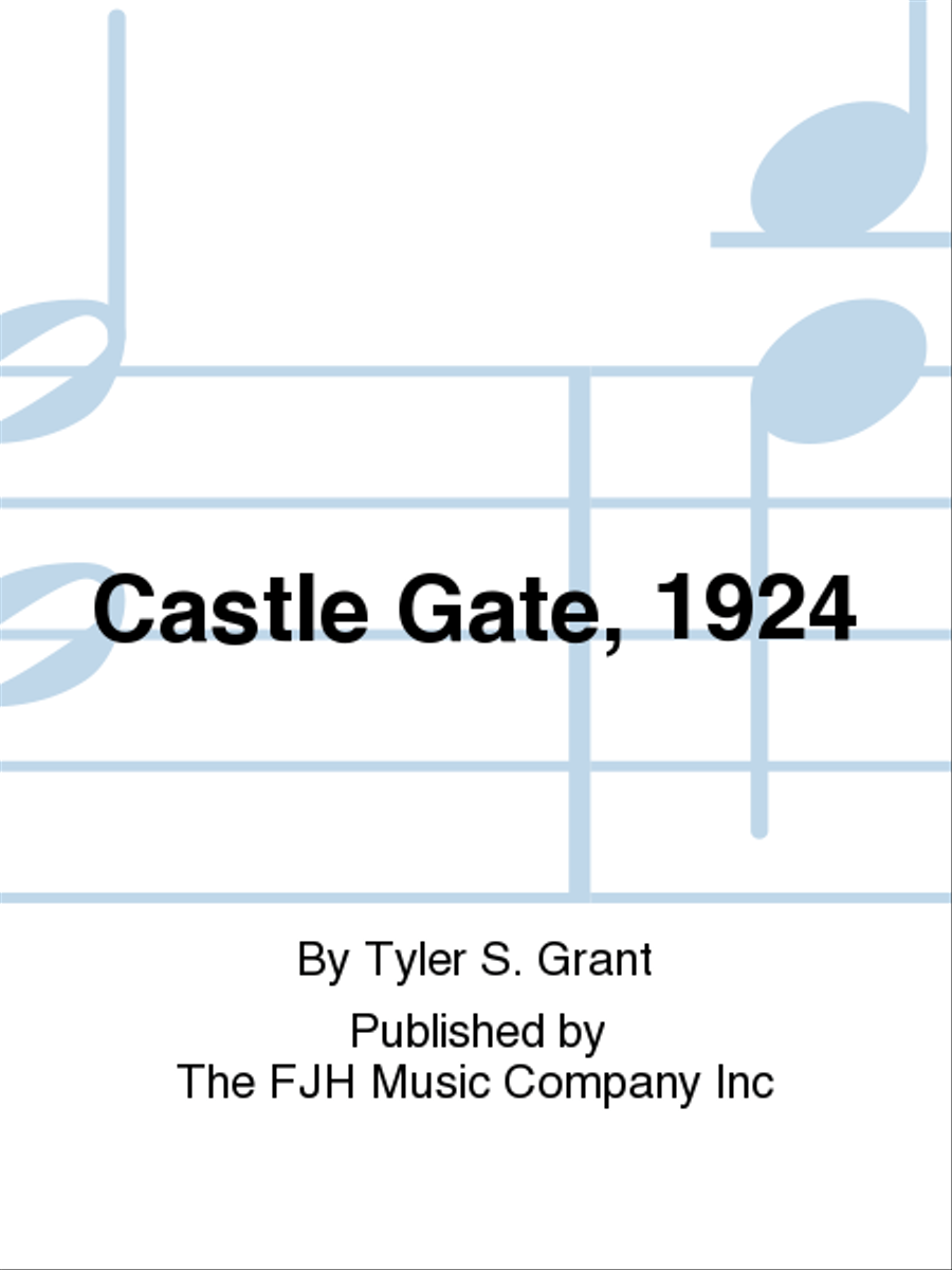 Castle Gate, 1924 Concert Band scores gallery preview page 1
