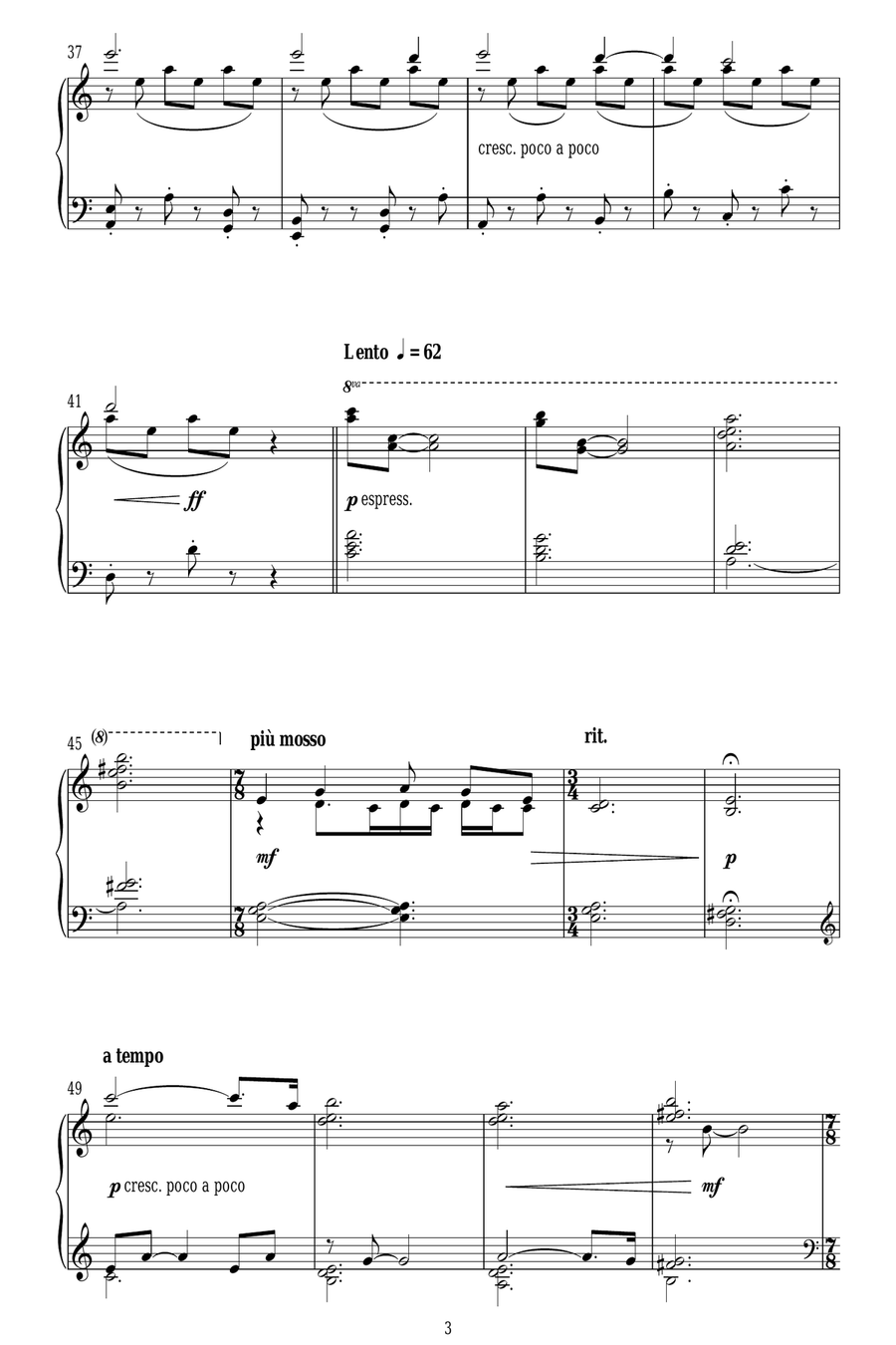 Emancipation Piano Solo scores gallery preview page 3