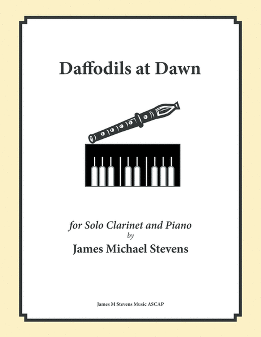 Daffodils at Dawn - Clarinet and Piano image number null