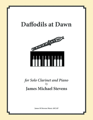 Book cover for Daffodils at Dawn - Clarinet and Piano