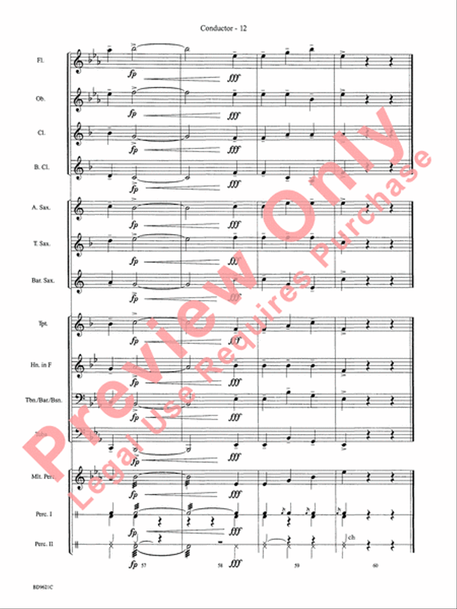 Waltz of the Flowers (from The Nutcracker Suite) Concert Band scores gallery preview page 15