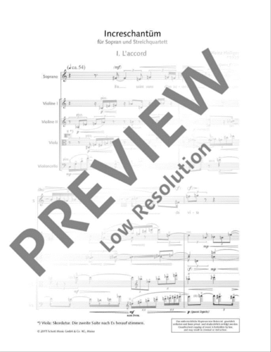 Increschantüm String Quartet scores gallery preview page 8