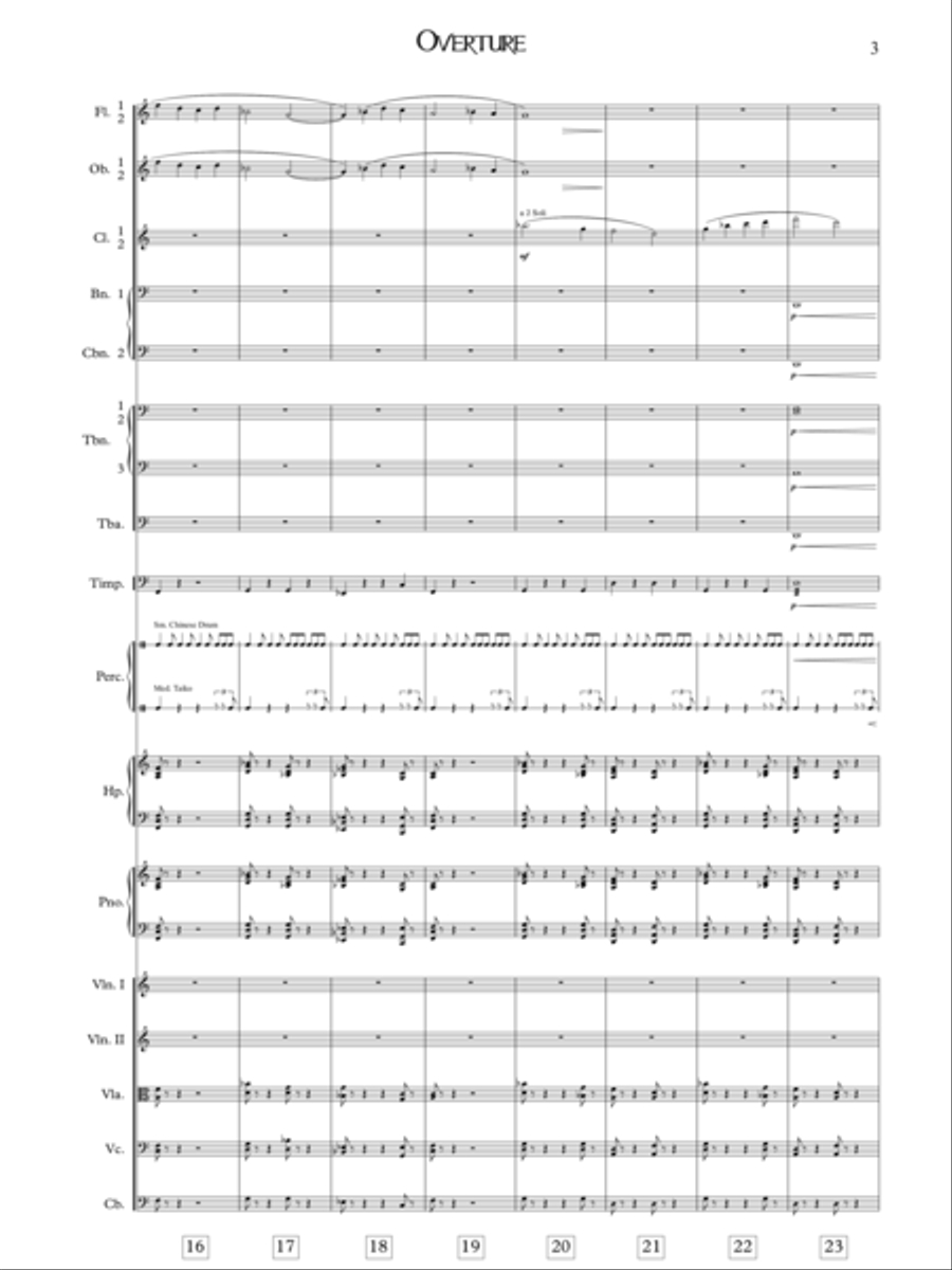 Suite From Mulan - Score Only Full Orchestra scores gallery preview page 5