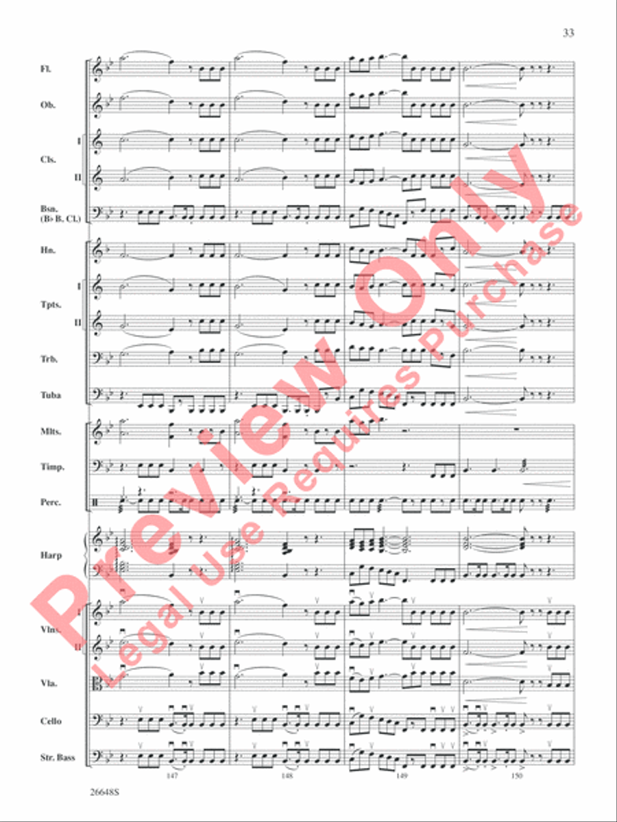 Superman Returns Full Orchestra scores gallery preview page 34