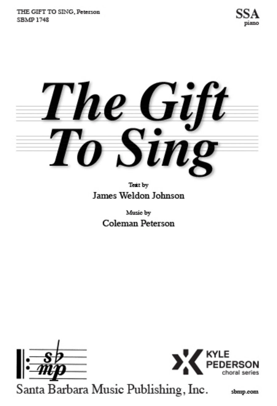The Gift To Sing SSA scores gallery preview page 1