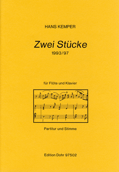 Zwei Stücke für Flöte und Klavier (1993/1997)