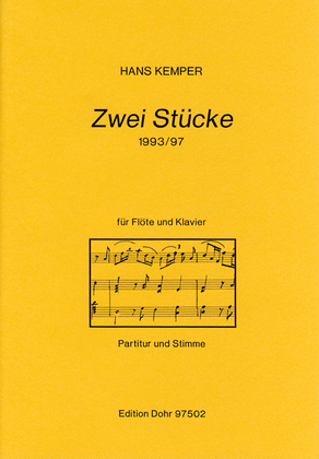 Zwei Stücke für Flöte und Klavier (1993/1997)