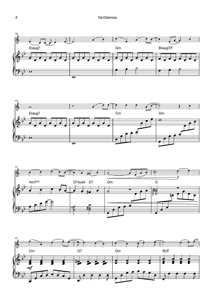 Via Dolorosa Chamber Music scores gallery preview page 4