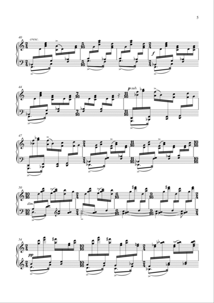 Rumba Machine Rumba Machine Piano Solo scores gallery preview page 5