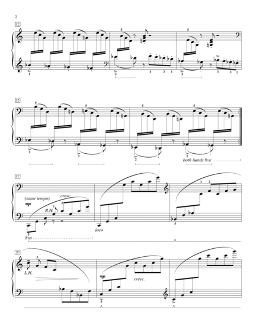 Northwoods Toccata Northwoods Toccata Piano Method scores gallery preview page 2
