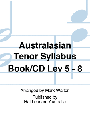 Australasian Tenor Syllabus Book/CD Lev 5 - 8