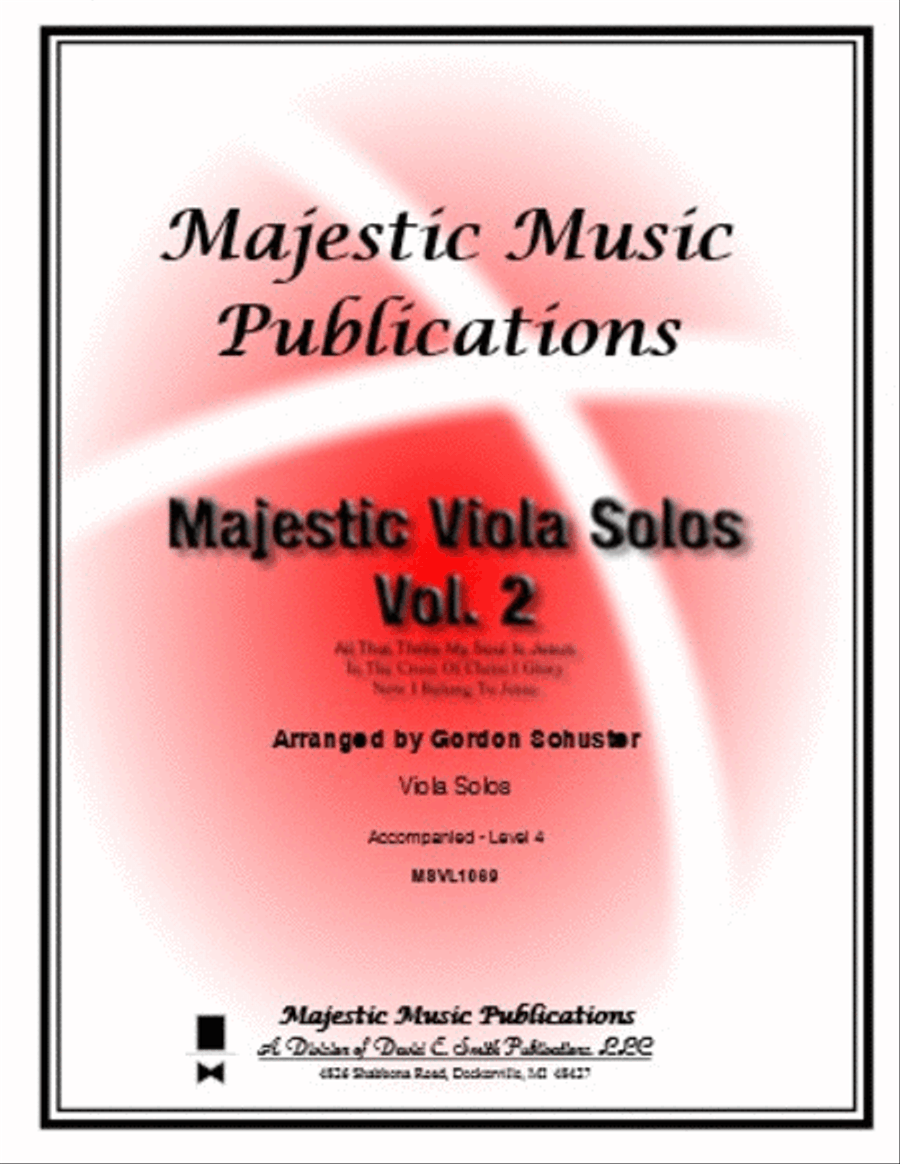 Majestic Viola Solos, Vol. 2 Piano Accompaniment scores gallery preview page 1