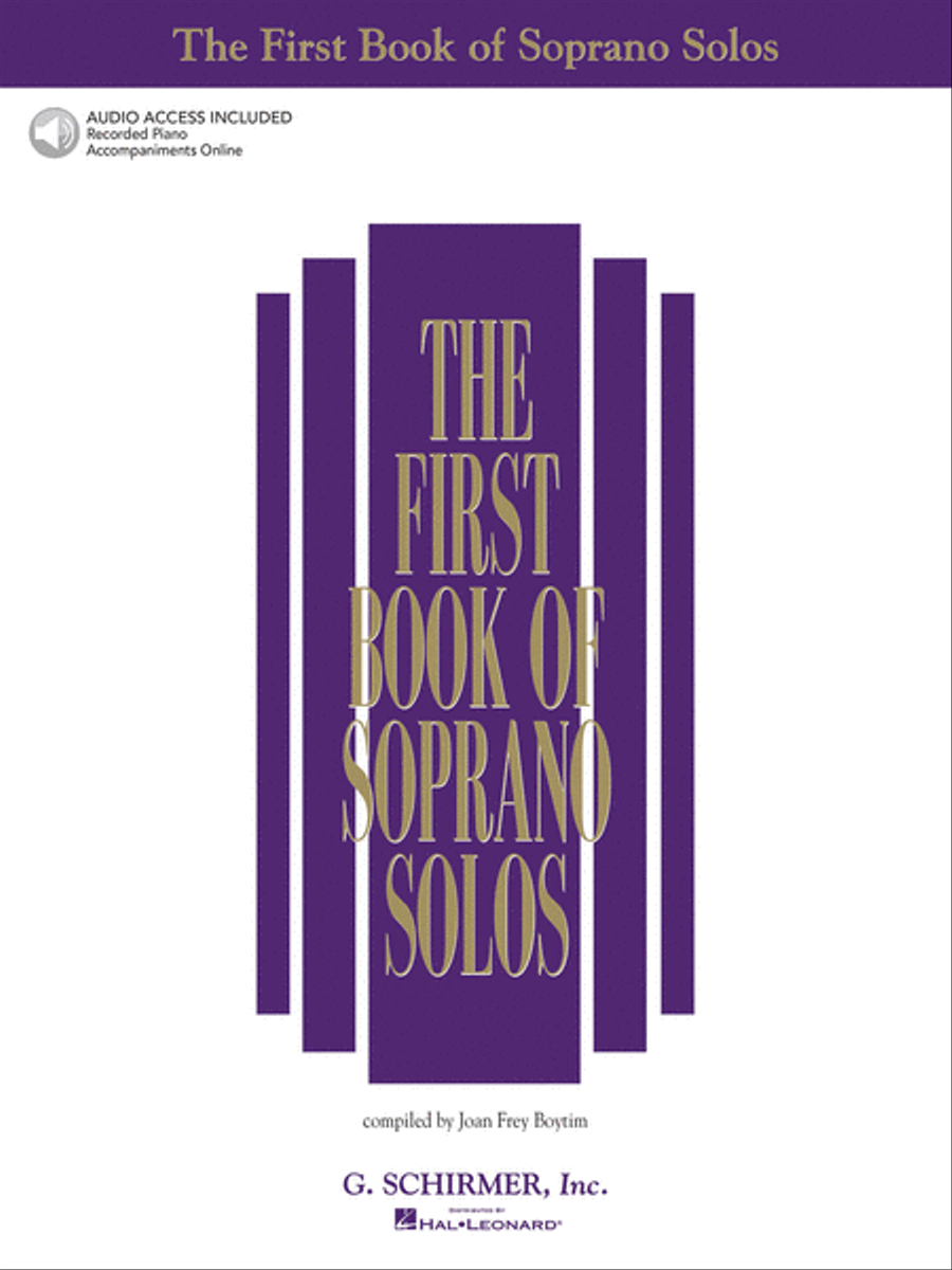 The First Book of Soprano Solos (Book/OnLineAudio) Soprano Voice scores gallery preview page 1