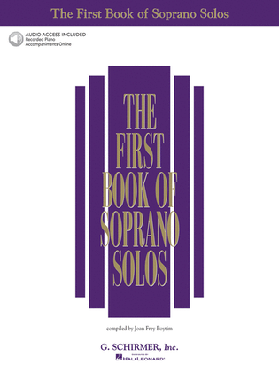Book cover for The First Book of Soprano Solos (Book/OnLineAudio)