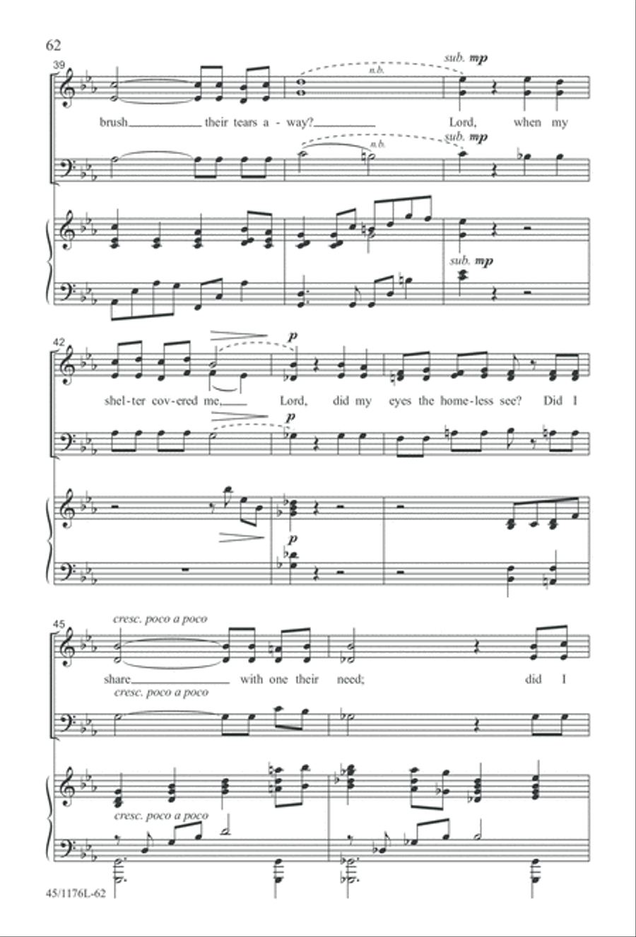 10 More Anthems for about 10 Singers 3-Part scores gallery preview page 62
