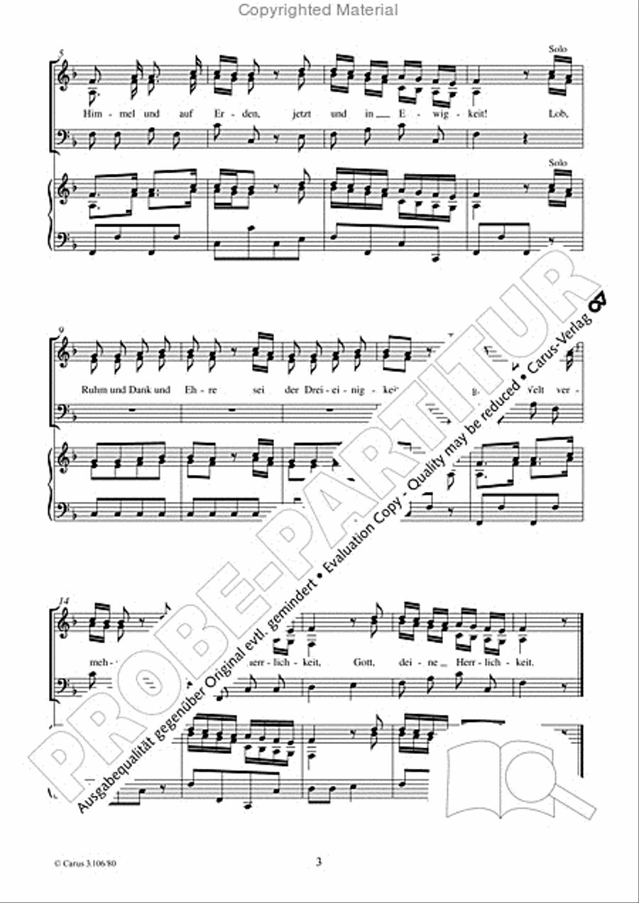Deutsche Messe 3-Part scores gallery preview page 4