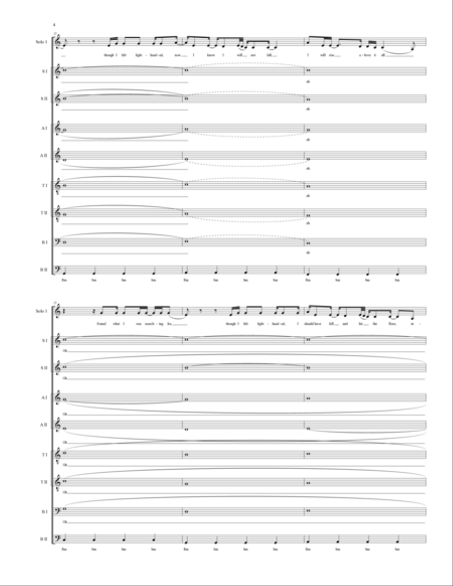 Bang My Head 4-Part scores gallery preview page 5