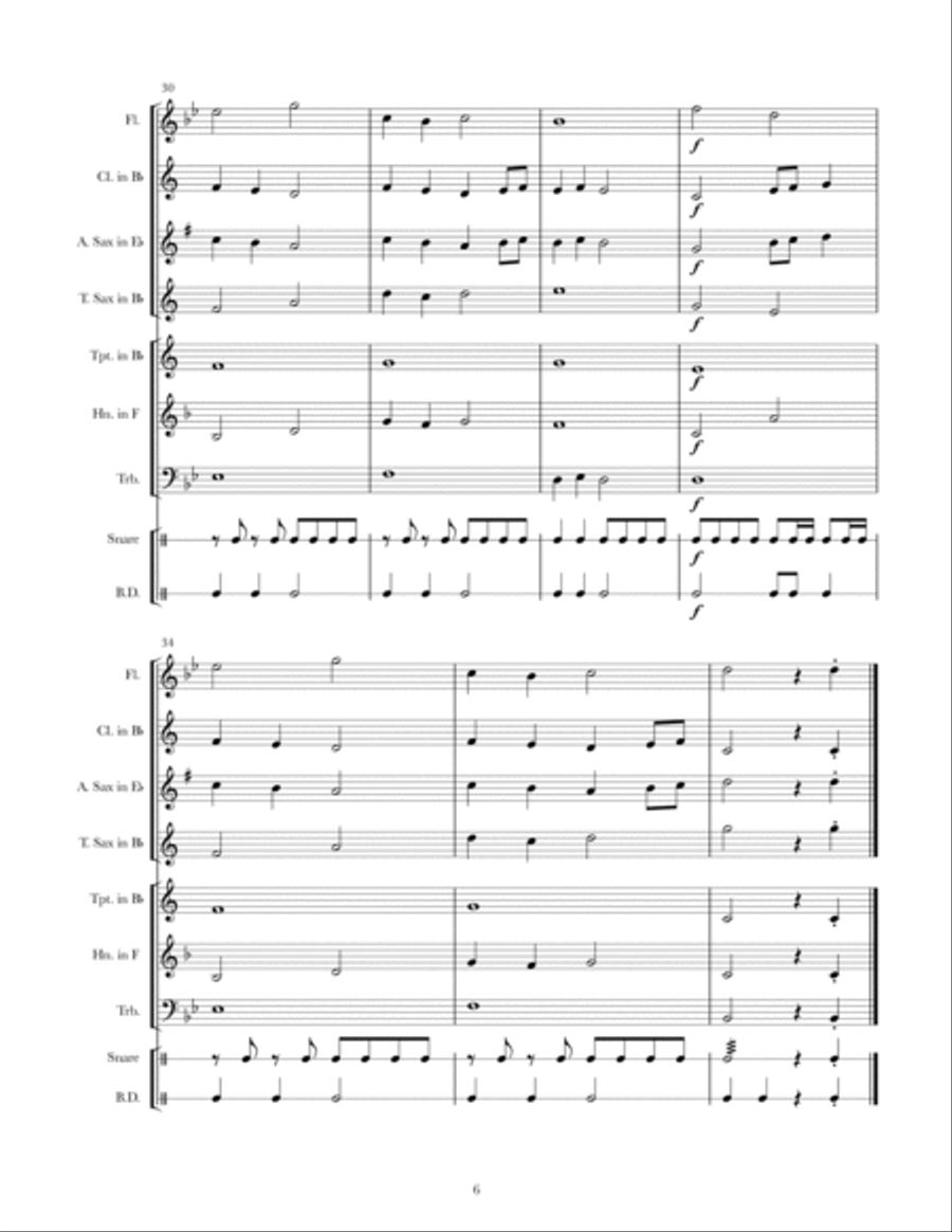 On Parade Concert Band scores gallery preview page 6