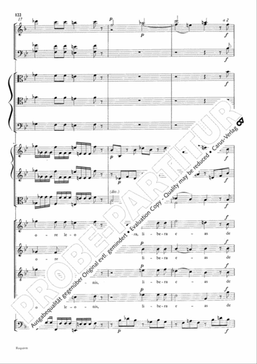 Requiem Requiem 4-Part scores gallery preview page 129