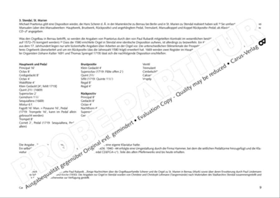 Organ music of the Hasse family Organ Solo scores gallery preview page 10