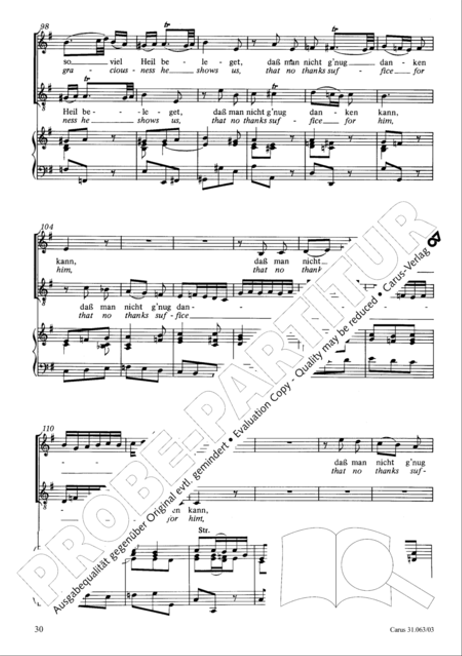 Christians, etch this blessed day (Christen, atzet diesen Tag) 4-Part scores gallery preview page 31