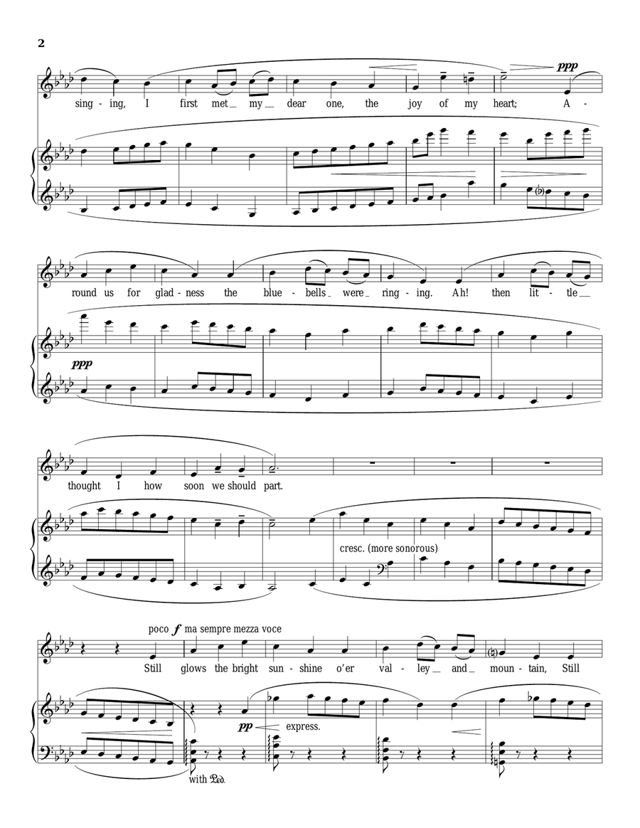 The Ash Grove Piano, Vocal scores gallery preview page 2