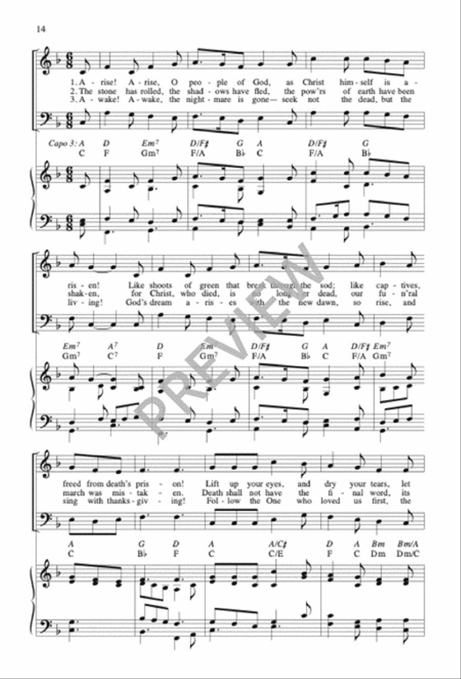 Sing No Empty Alleluias Sacred scores gallery preview page 14
